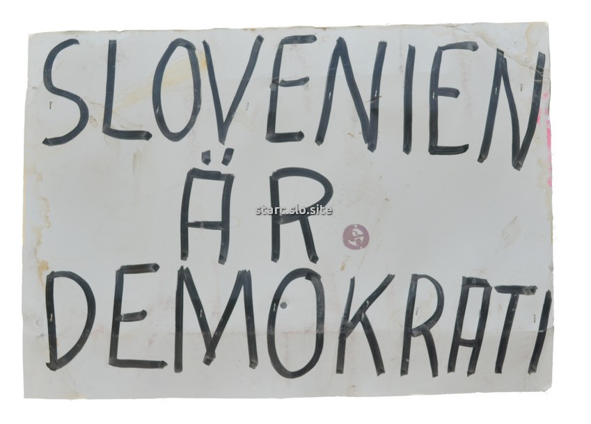 SLOVENIJA JE DEMOKRACIJA