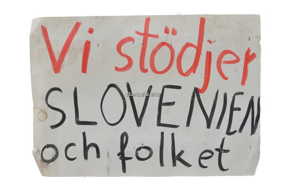 Mi podpiramo SLOVENIJO in narod