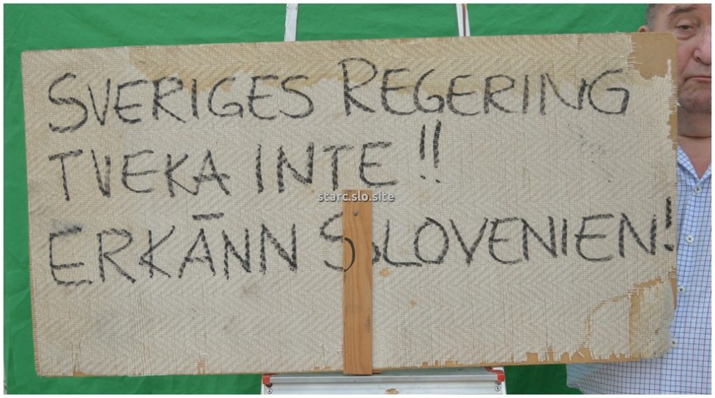 ŠVEDSKA VLADA NE DVOMITE !! PRIZNAJTE SLOVENIJO